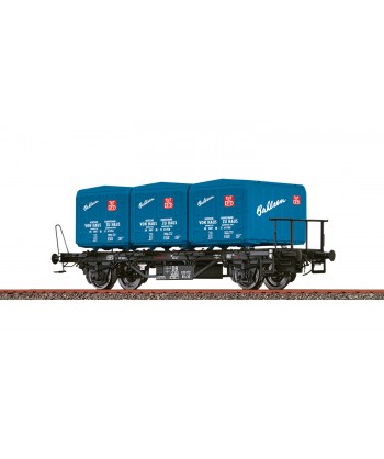 BRAWA H0 50604 Carro portacontainer BT 30 delle DB, ep. III