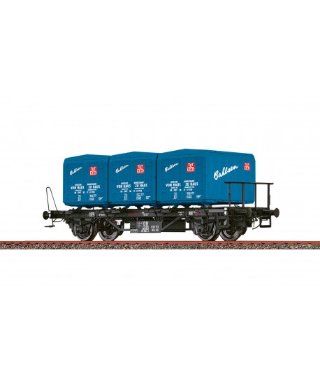 BRAWA H0 50604 Carro portacontainer BT 30 delle DB, ep. III