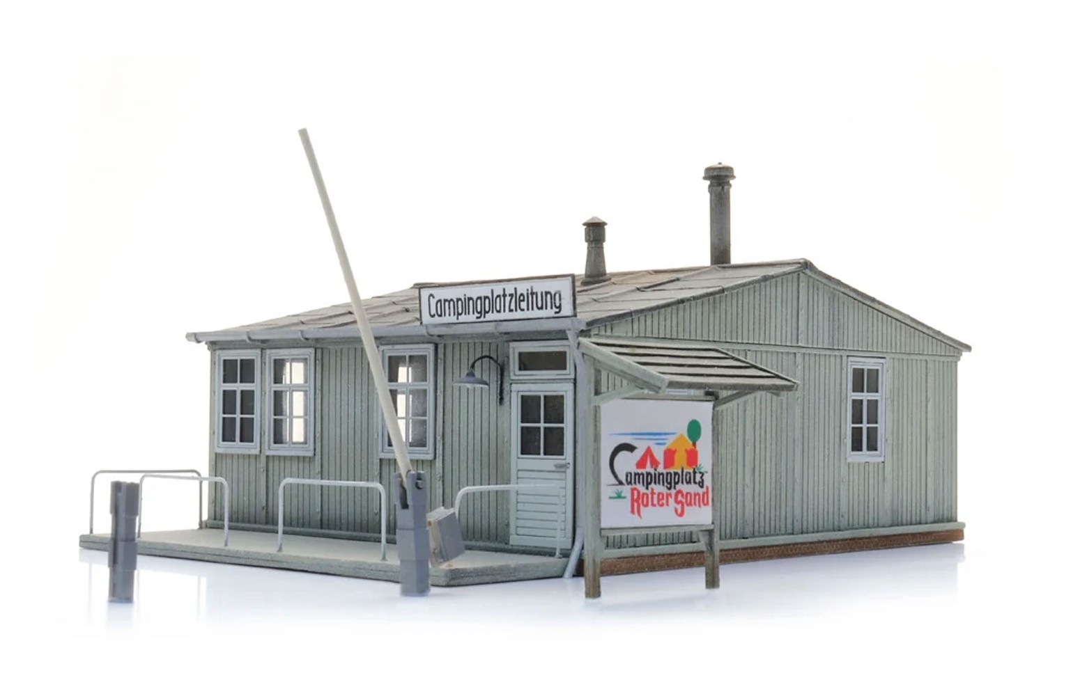 ARTITEC H0 10.436 Campeggio: Reception e caffetteria, kit in resina
