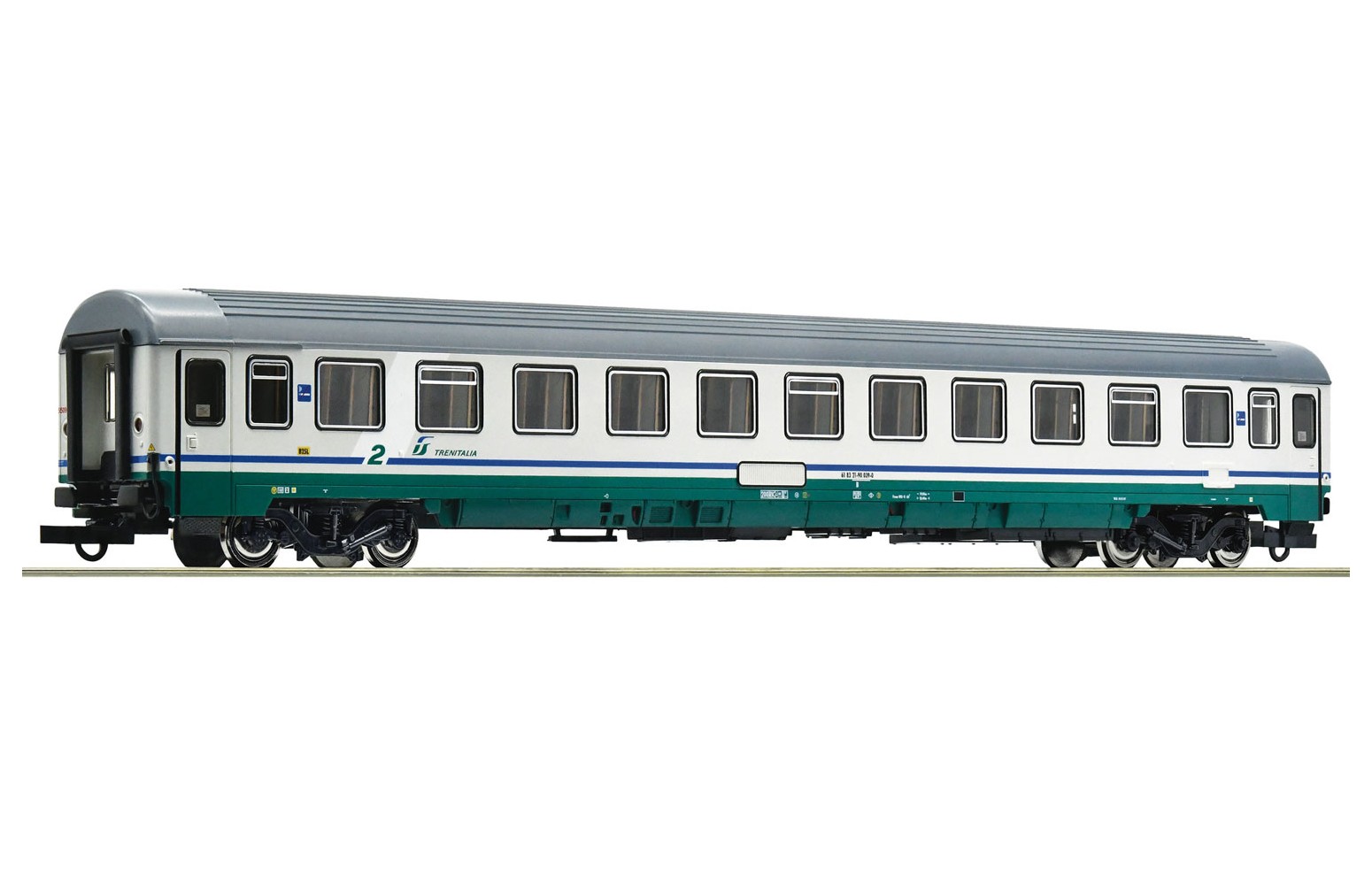 ROCO H0 74285 Carrozza Passeggeri EuroCity Di 2ª Classe, FS Ep. V-VI