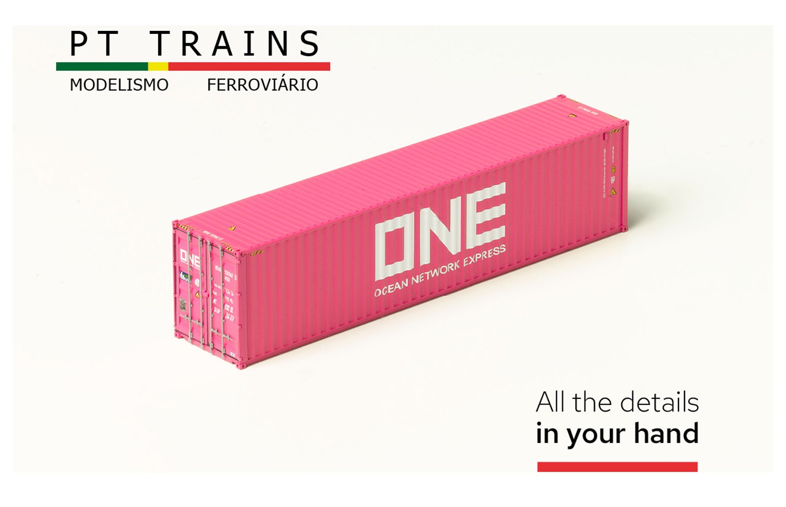 PT TRAINS H0 840030 - Container 40" HC "ONE"