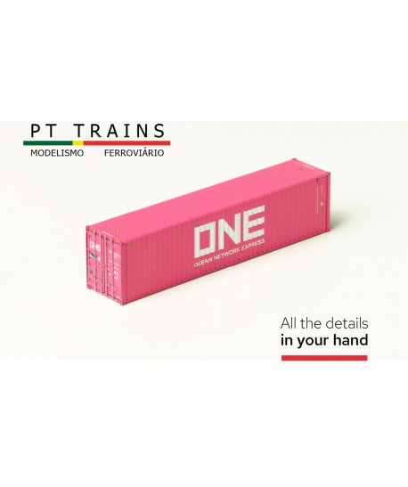 PT TRAINS H0 840030 - Container 40" HC "ONE"