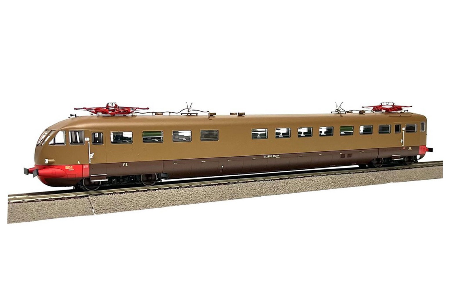 OS.KAR. H0 2103 Automotrice ALe 880.058 con IR e RS - FS ep. IV