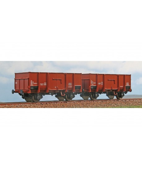 ACME H0 45182 - Set due carri merci Tipo Ekklm fondo di carico in metallo per carichi vari, FS  Ep. V