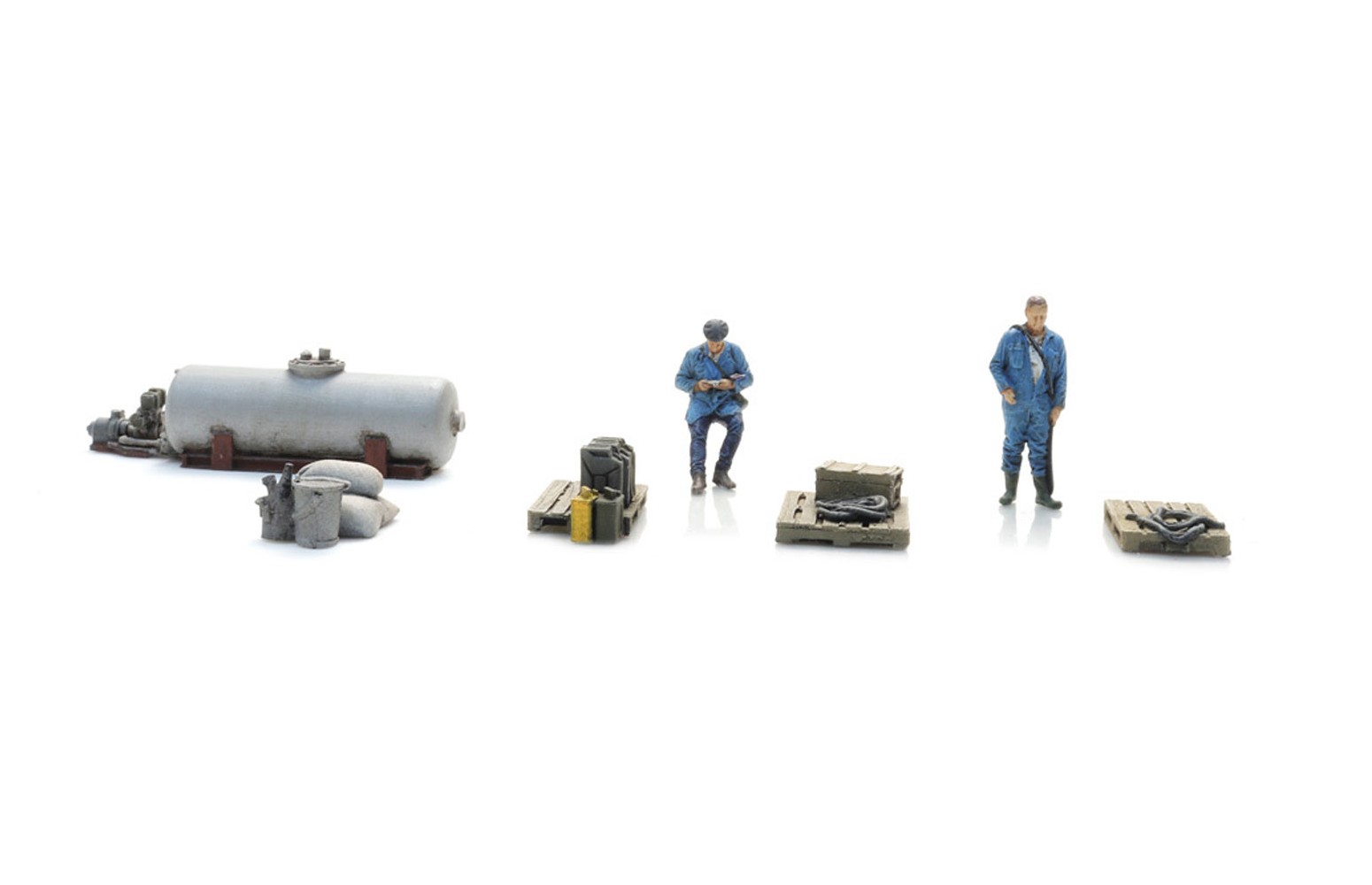 ARTITEC H0 28.127 - Carico: irroratore e 2 personaggi, resina 1:87