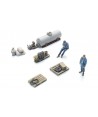 ARTITEC H0 28.127 - Carico: irroratore e 2 personaggi, resina 1:87