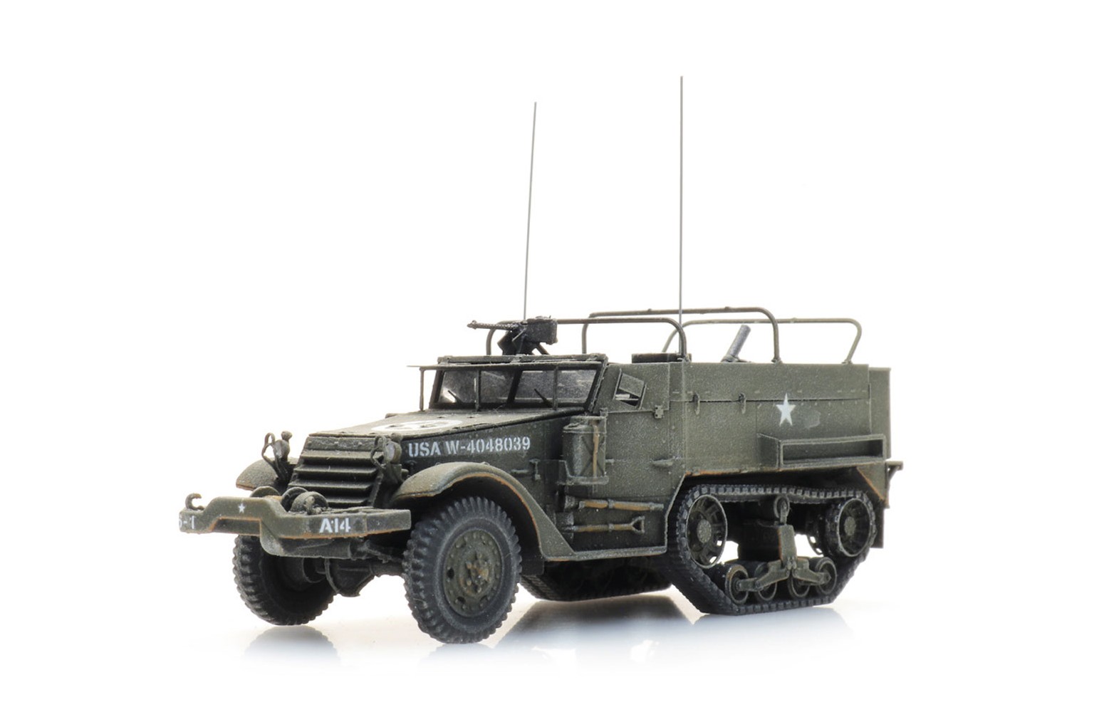 ARTITEC 6870438 - US M4A1 Haftrack 81mm. mortar, resina 1:87
