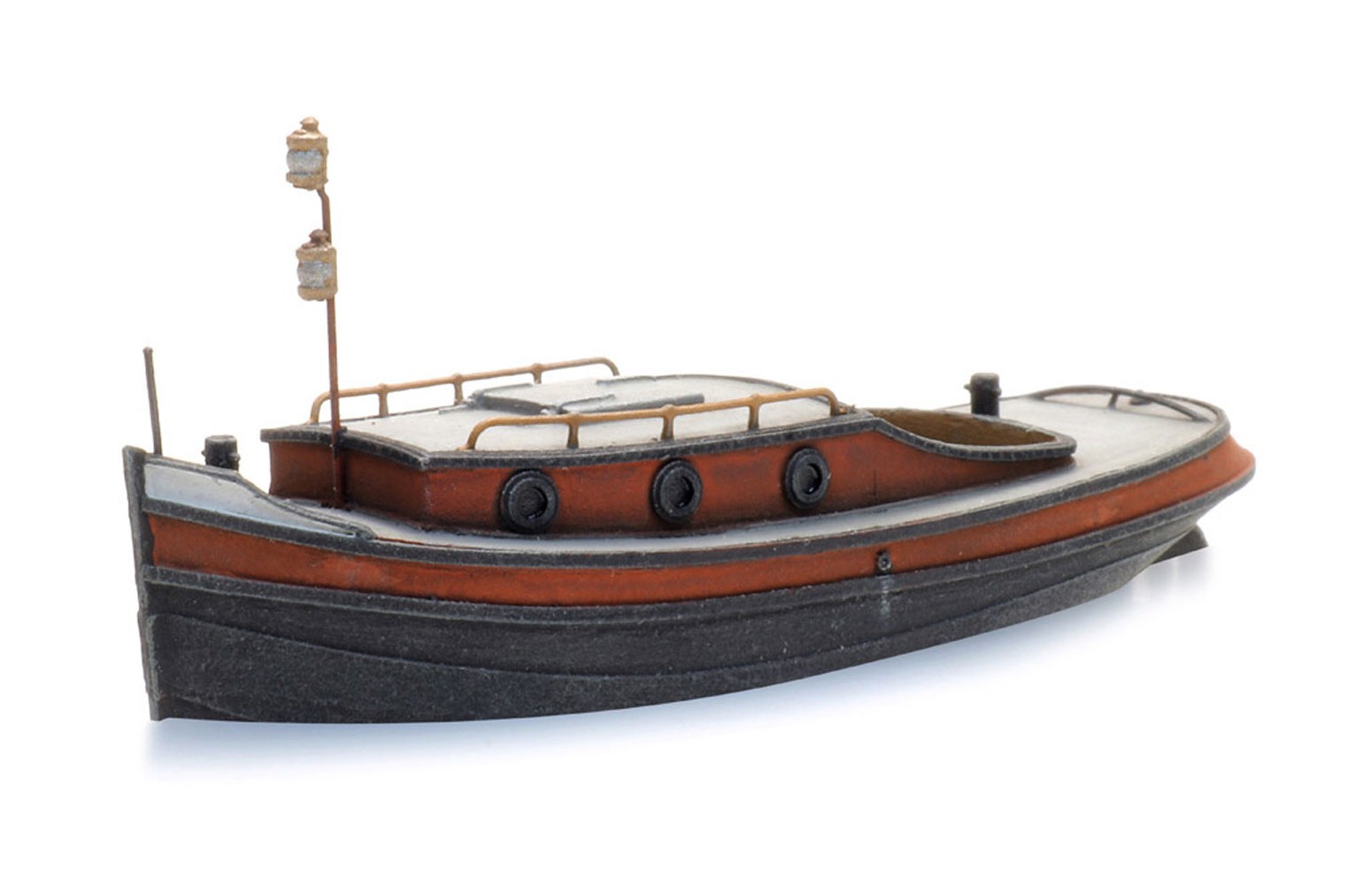 ARTITEC 387.529 - Piccolo rimorchiatore, linea di galleggiamento, resina 1:87