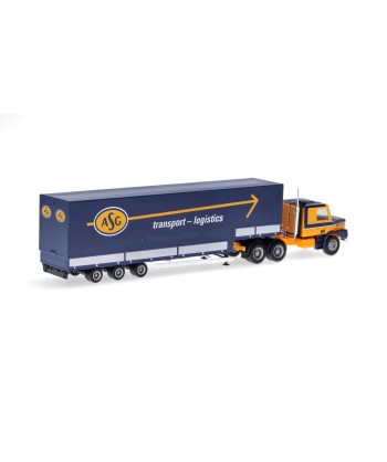 HERPA 317191 - Scania Hauber con semirimorchio Jumbo "ASG" - 1:87