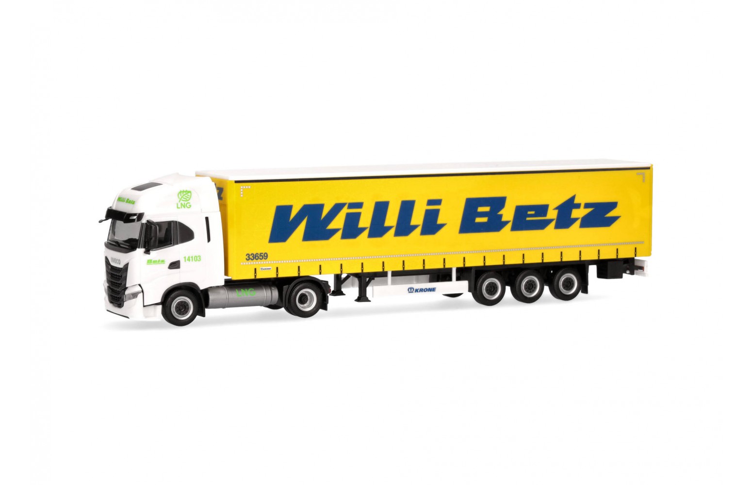 HERPA 317931 - Iveco S-Way LNG con Semirimorchio "Willi Betz" - 1:87