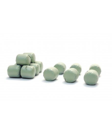 ARTITEC H0 387.617 Balle di insilato verdi, resina 1:87