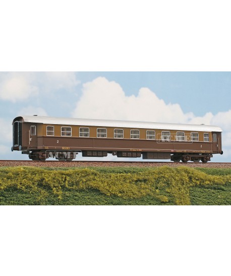 ACME H0 50117 Carrozza di 2a cl. Tipo 1957 (Bz 45000) per servizi nazionali e internazionali, FS ep. III