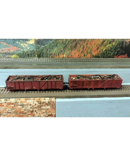ATM TRENI H0 CF 12.010RR - Set 2 Eaos marcature diverse - FS Ep IV-V con carico rottami e invecchiamento