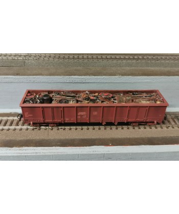 ATM TRENI H0 CF 12.011RR - Set 2 Eanos Con Marcature Diverse carico rottami e invecchiamento - FS Ep V-VI