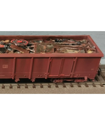 ATM TRENI H0 CF 12.011RR - Set 2 Eanos Con Marcature Diverse carico rottami e invecchiamento - FS Ep V-VI