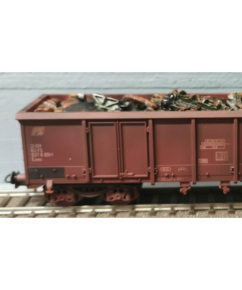 ATM TRENI H0 CF 12.011RR - Set 2 Eanos Con Marcature Diverse carico rottami e invecchiamento - FS Ep V-VI