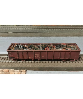 ATM TRENI H0 CF 12.011RR - Set 2 Eanos Con Marcature Diverse carico rottami e invecchiamento - FS Ep V-VI