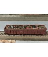 ATM TRENI H0 CF 12.011RR - Set 2 Eanos Con Marcature Diverse carico rottami e invecchiamento - FS Ep V-VI