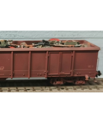 ATM TRENI H0 CF 12.011RR - Set 2 Eanos Con Marcature Diverse carico rottami e invecchiamento - FS Ep V-VI