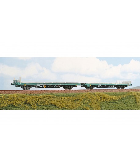 ACME H0 45087 - Carro pianale Tipo Laadgrs per trasporto veicoli di grandi dimensioni - FS ep. VI