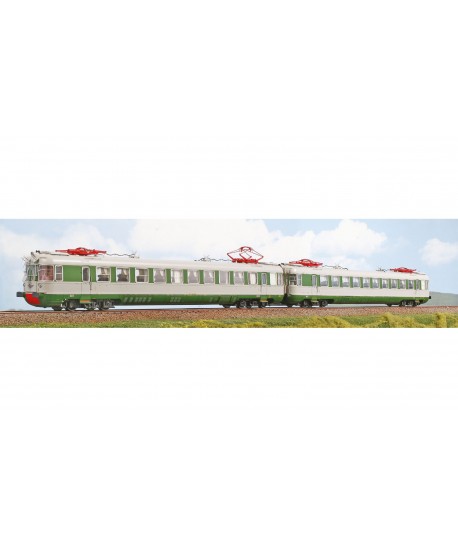 ACME H0 70033 - Set di due elettromotrici ALe 601 008 e 010, nella composizione della corsa prova di Alta Velocità