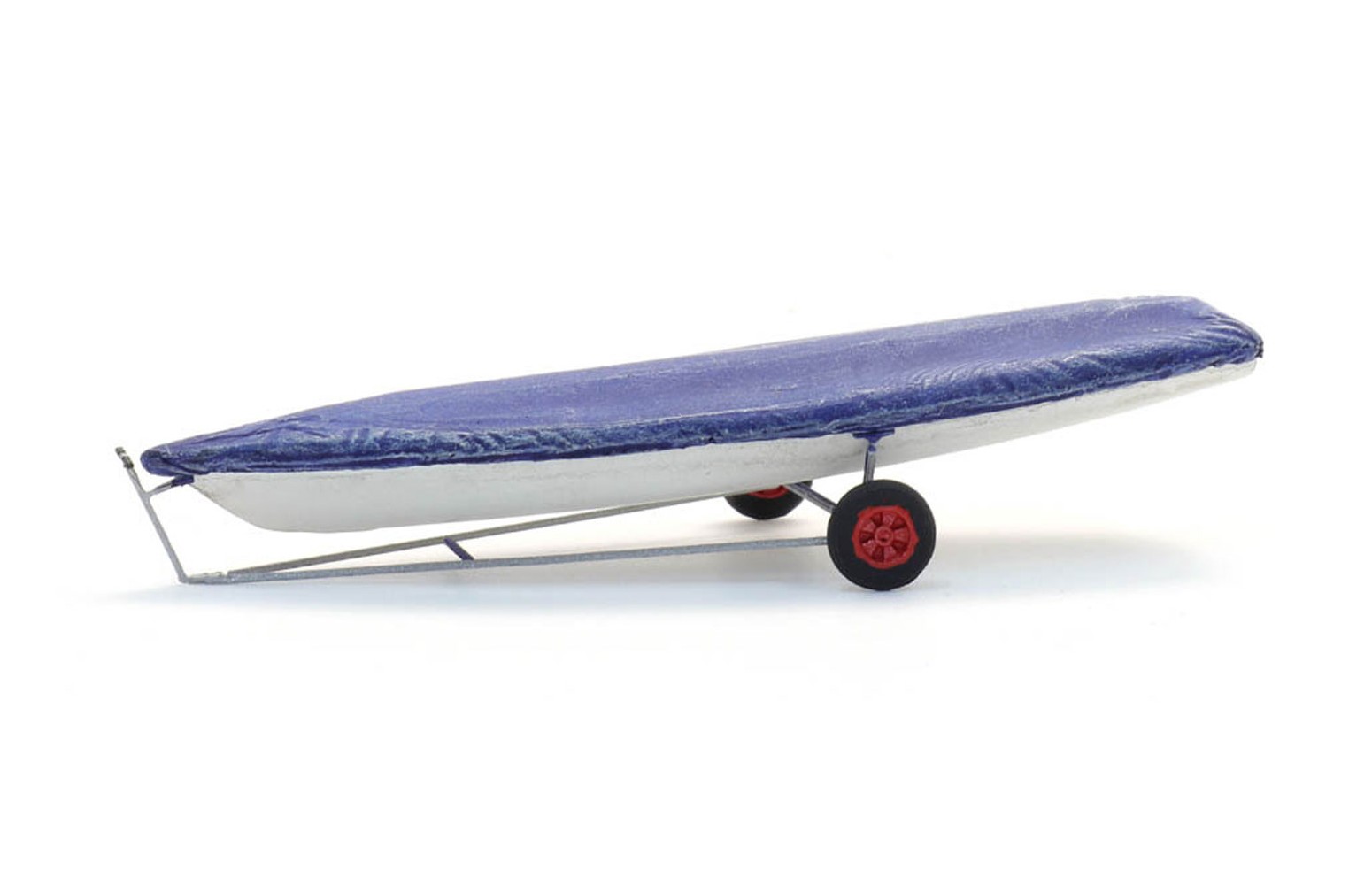 ARTITEC H0 387.594 Laser barca a vela su rimorchio, Resina - 1:87