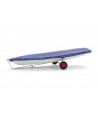ARTITEC H0 387.594 Laser barca a vela su rimorchio, Resina - 1:87