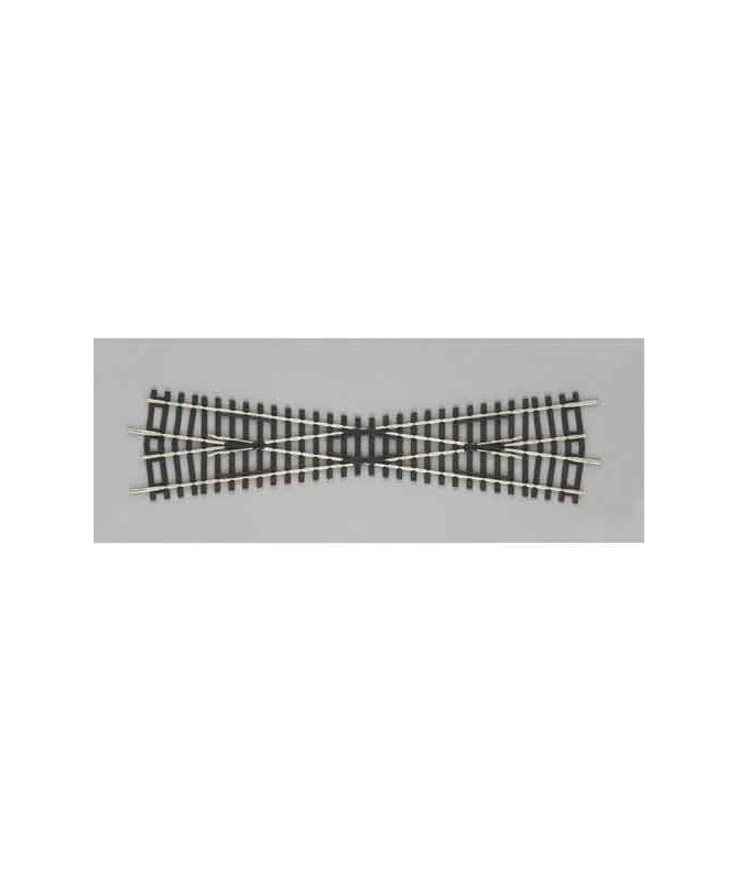 PIKO A-GLEIS H0 55224 – Doppio scambio inglese DKW3 15°/239mm.