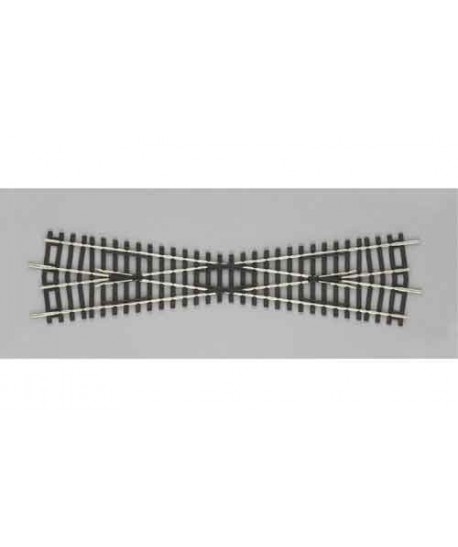 PIKO A-GLEIS H0 55224 – Doppio scambio inglese DKW3 15°/239mm.