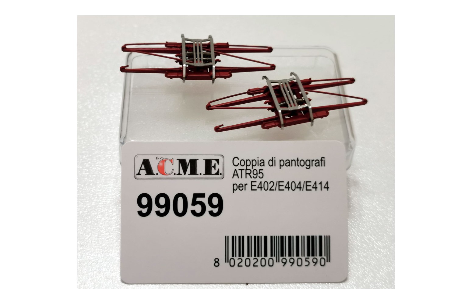 ACME H0 99059 - Coppia Pantografi FS ATR 90 per E402, E414 e ETR 500 (2a serie)