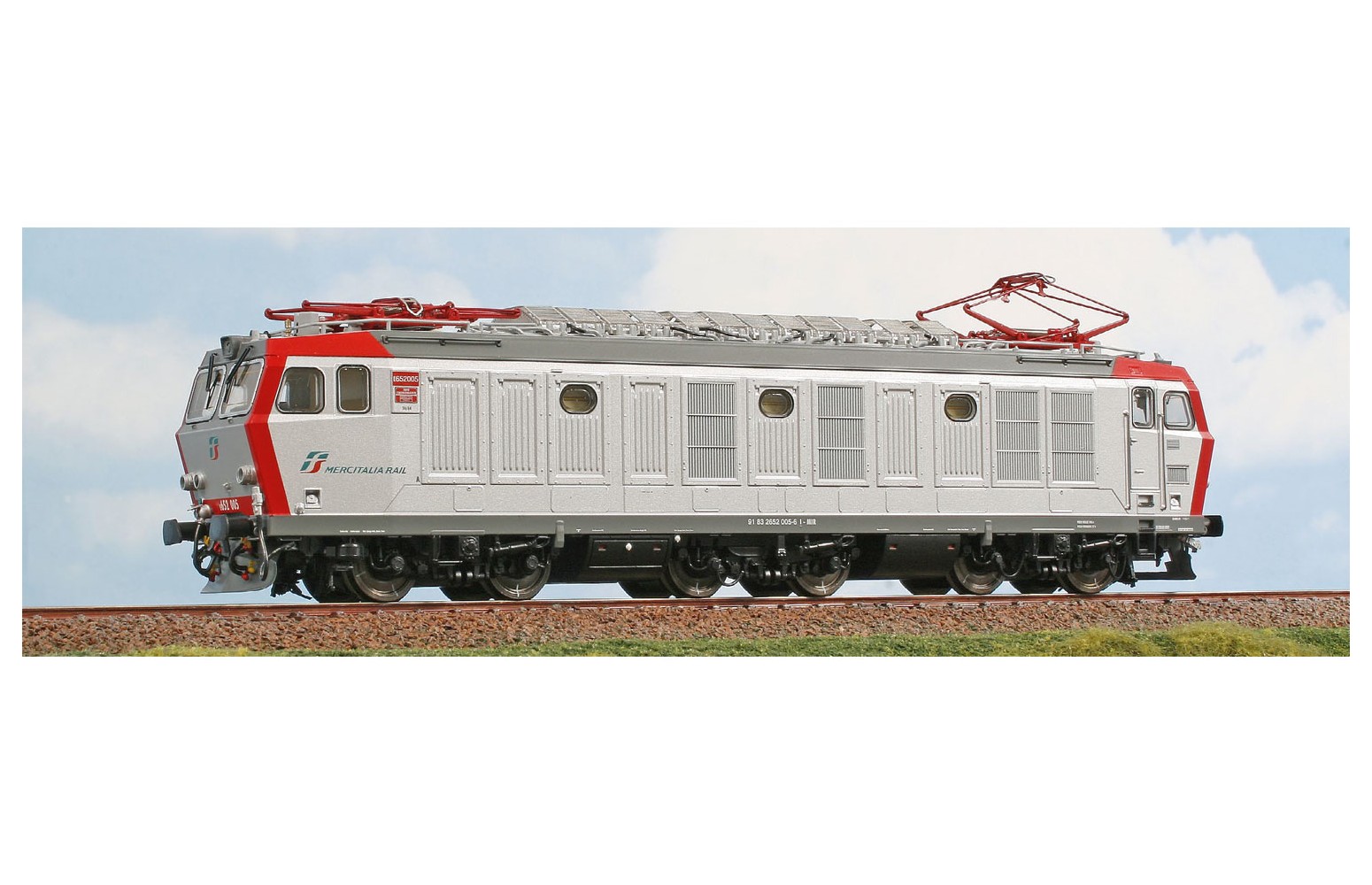 ACME H0 60603 Locomotiva elettrica E.652.005 livrea Mercitalia Rail - FS Ep. VI