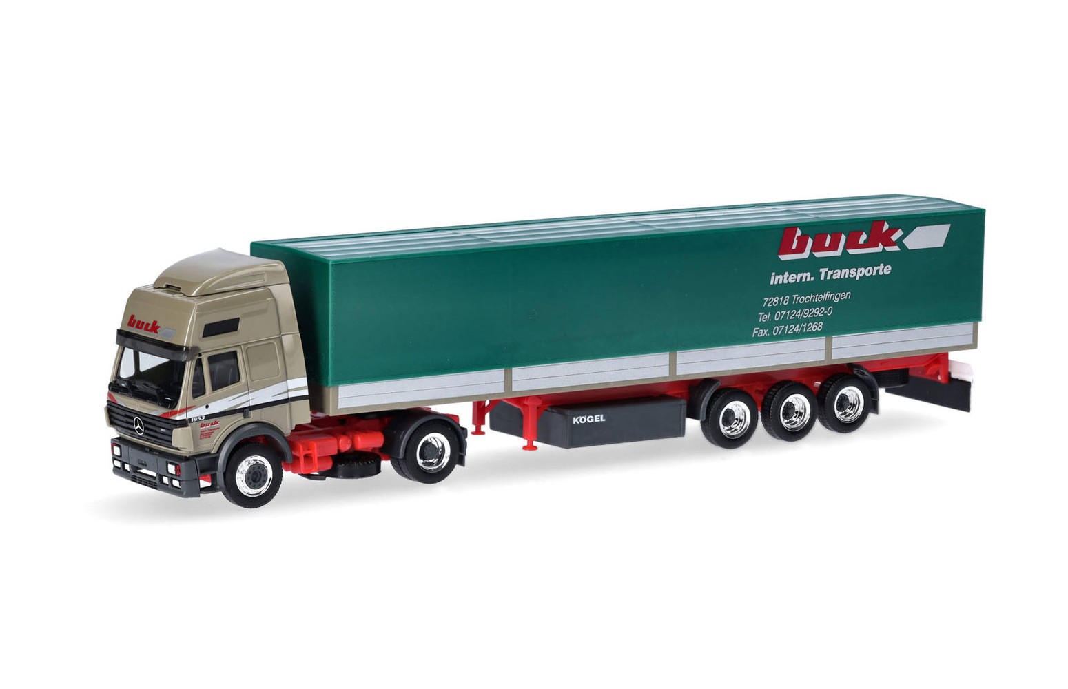HERPA 317757 - Mercedes-Benz SK 94 con semirimorchio telonato "Buck" - 1:87