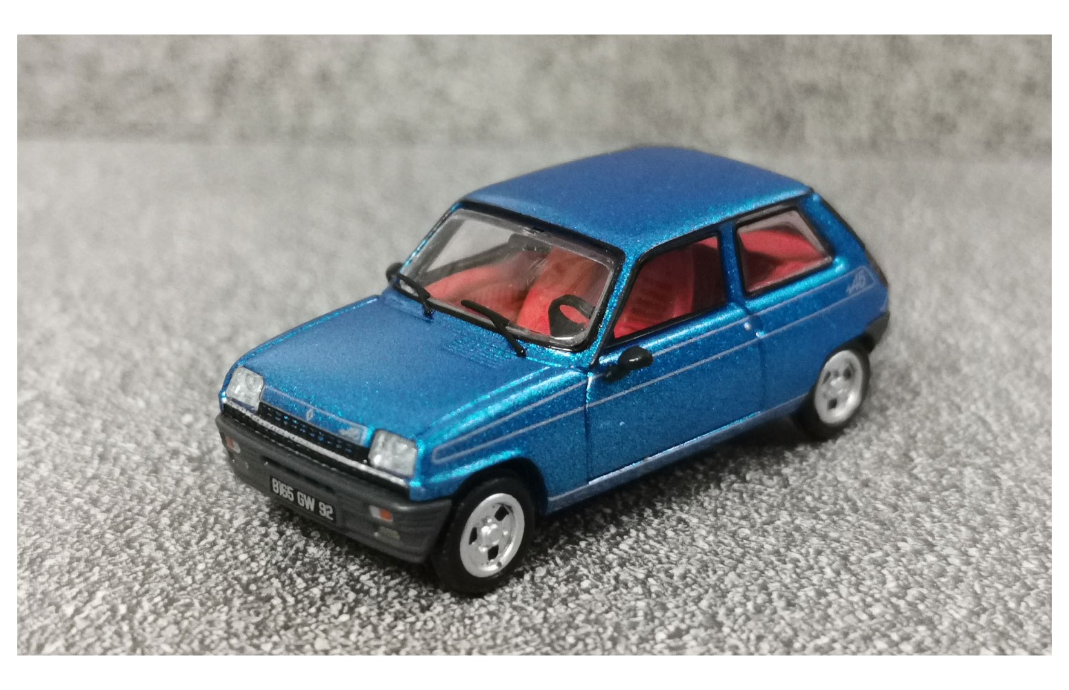 REE MODELES CB-163 Renault R5 Alpine 1978, 2a serie, Blu - 1:87