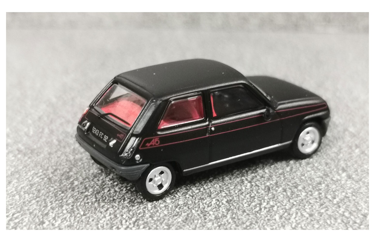 REE MODELES CB-165 Renault R5 Turbo 1981, nera - 1:87