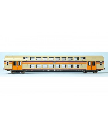 VITRAINS H0 3423 - Carrozza 2 piani "Casaralta" 2a cl. livrea origine, FS Ep. IV-V