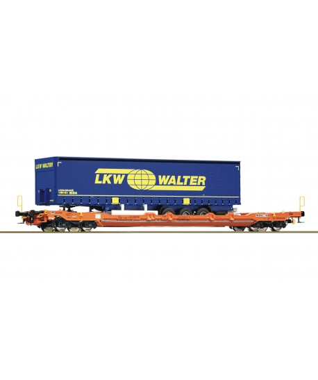 ROCO H0 6600063 Carro a tasca, tipo Sdgnss/T5 della Wascosa con carico Walter - ep. VI