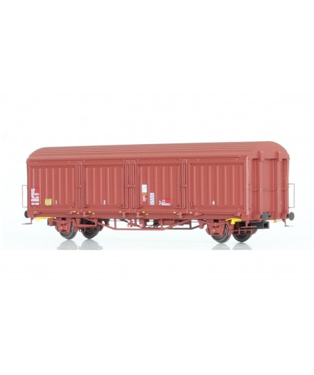 DEKAS H0 DK-872212 Carro merci chiuso Hbis 712e731 - SJ Ep. IV-V