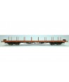 VITRAINS H0 3336 Carro pianale Rgs rosso vagone, carrelli Ore, FS Ep. IV