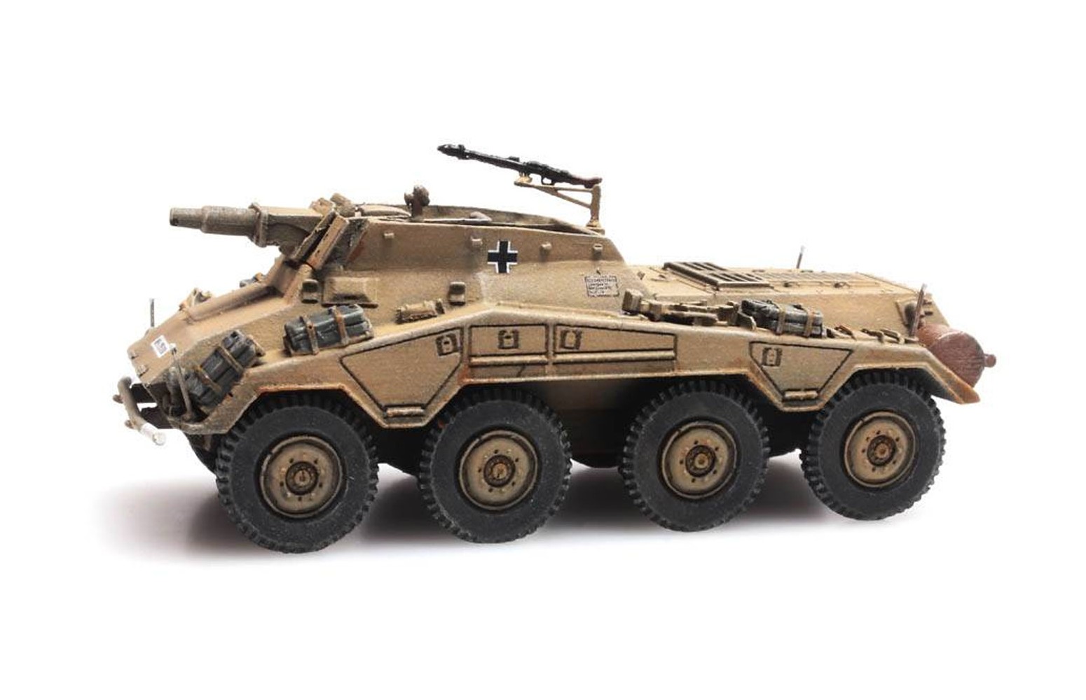 ARTITEC 6870196 - SD.Kfz. 234/3 mimetico giallo - Wehrmacht, resina H0-1:87