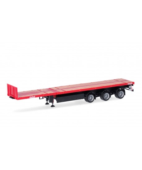 HERPA 076050-002- Nooteboom Teletrailer 3 assi, rosso - 1:87