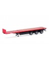 HERPA 076050-002- Nooteboom Teletrailer 3 assi, rosso - 1:87