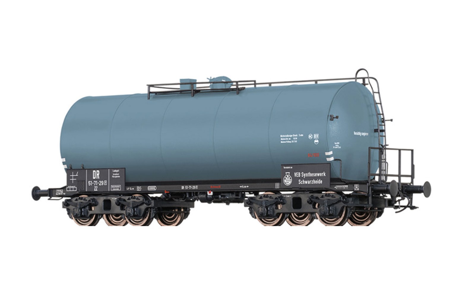 BRAWA H0 49610 cisterna Uerdingen ZZ [P] "VEB Synthesis Plant Schwarzheide" DR Ep. III