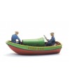 ARTITEC 387.587 - Barca a motore Kamaleon con 2 personaggi, resina , H0-1:87