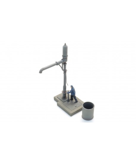 ARTITEC H0 387.591 Gru idraulica Alsazia-Lorena con figura, Resina 1:87