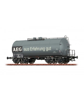 BRAWA H0 49627 Carro cisterna leggero Uerdingen a 4 assi ZZ "AEG" DB Ep. III