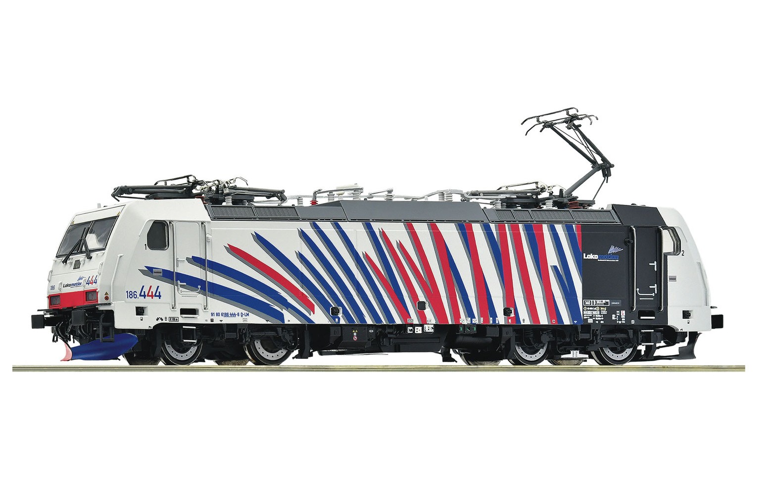 ROCO H0 7500074 Locomotiva elettrica 186 444-6 "Lokomotion" Ep. VI