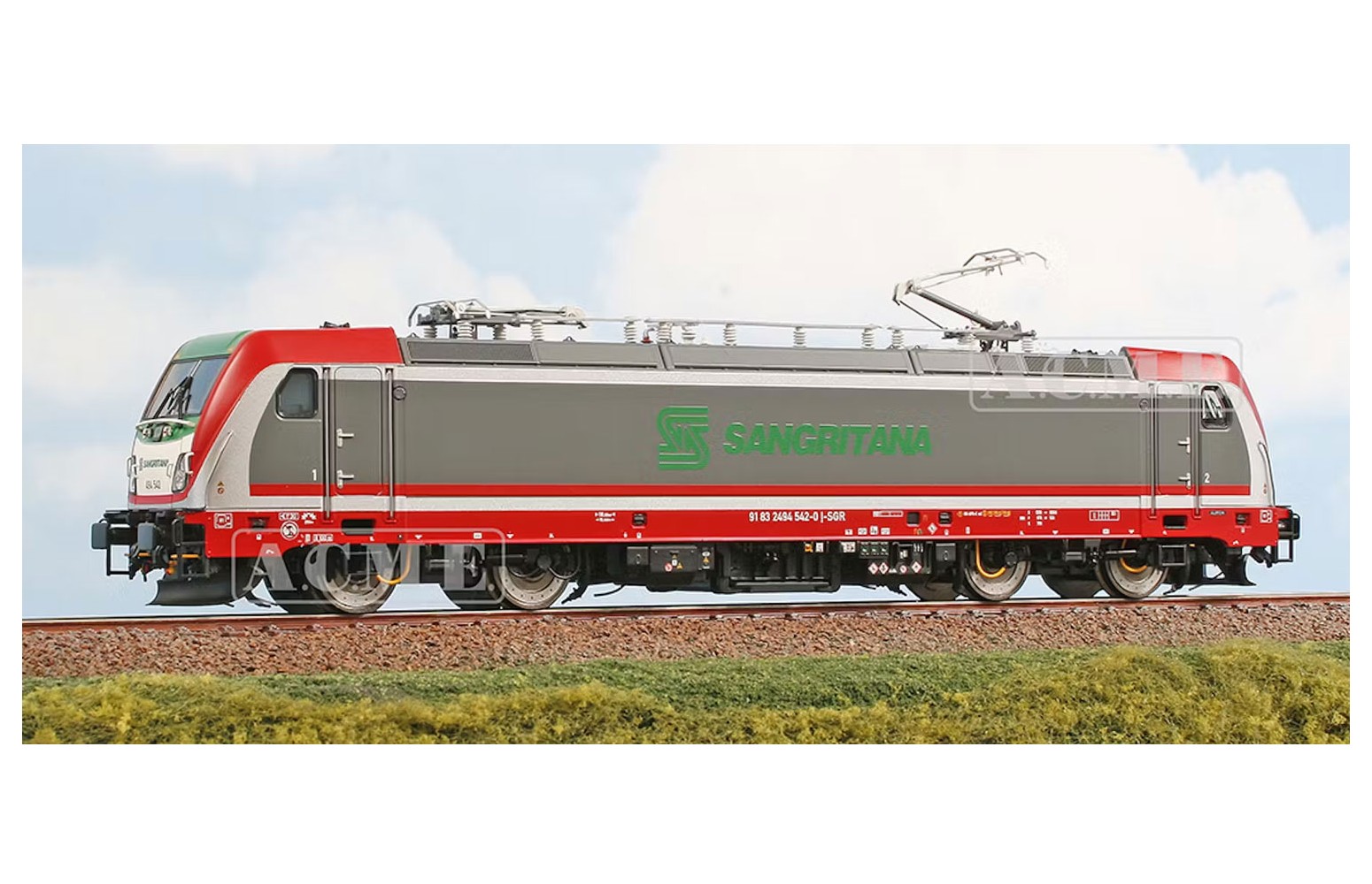 ACME H0 69695 Locomotiva TRAXX 494 542 modulo Last Mile, "Sangritana" ep.VI * SOUND*