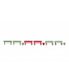 NOCH H0 14848 - Panchine (6 panchine, 3 cestini)