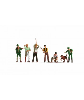 NOCH H0 15060 - Cacciatori e boscaioli (6 personaggi)