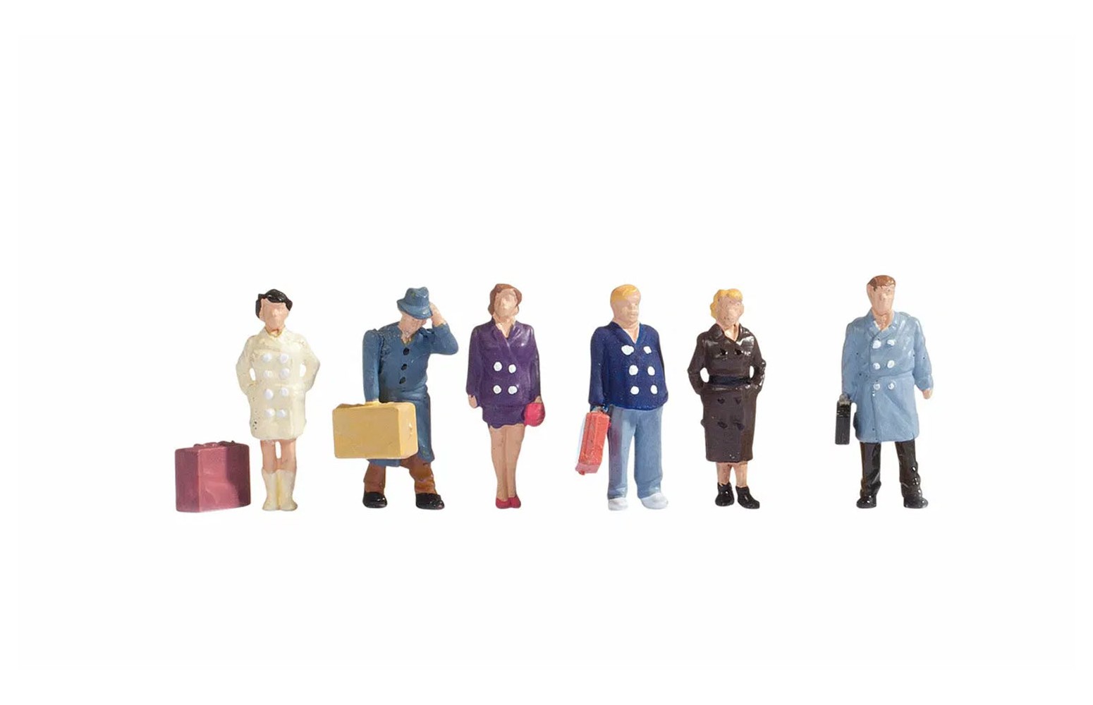 NOCH H0 15219 - viaggiatori con bagagli (6 personaggi)